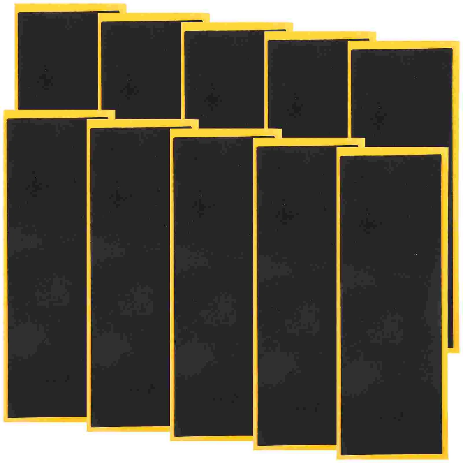 10 Pcs Finger Skateboard Anti-slip Pad Foams Grip Tape For Fingerboards Accessories Upholstered