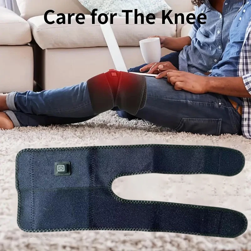 Electric Knee Pads USB Charging for Autumn and Winter Cold Protection and Warmth with Three Adjustable Heating Strips