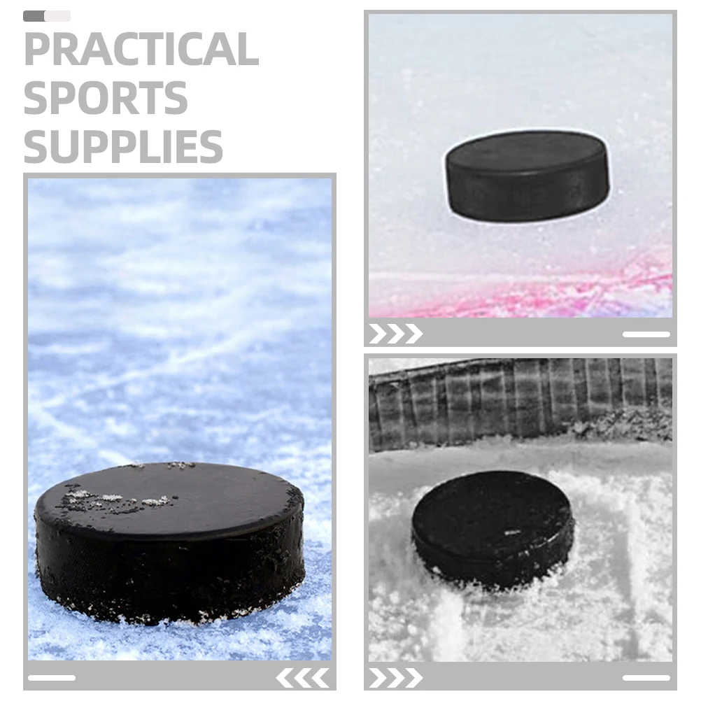 

4pcs Foam Ice Hockey Puck PU Training Supplies Sports Equipment Vitality Accessory Practice Game Team Sport Use