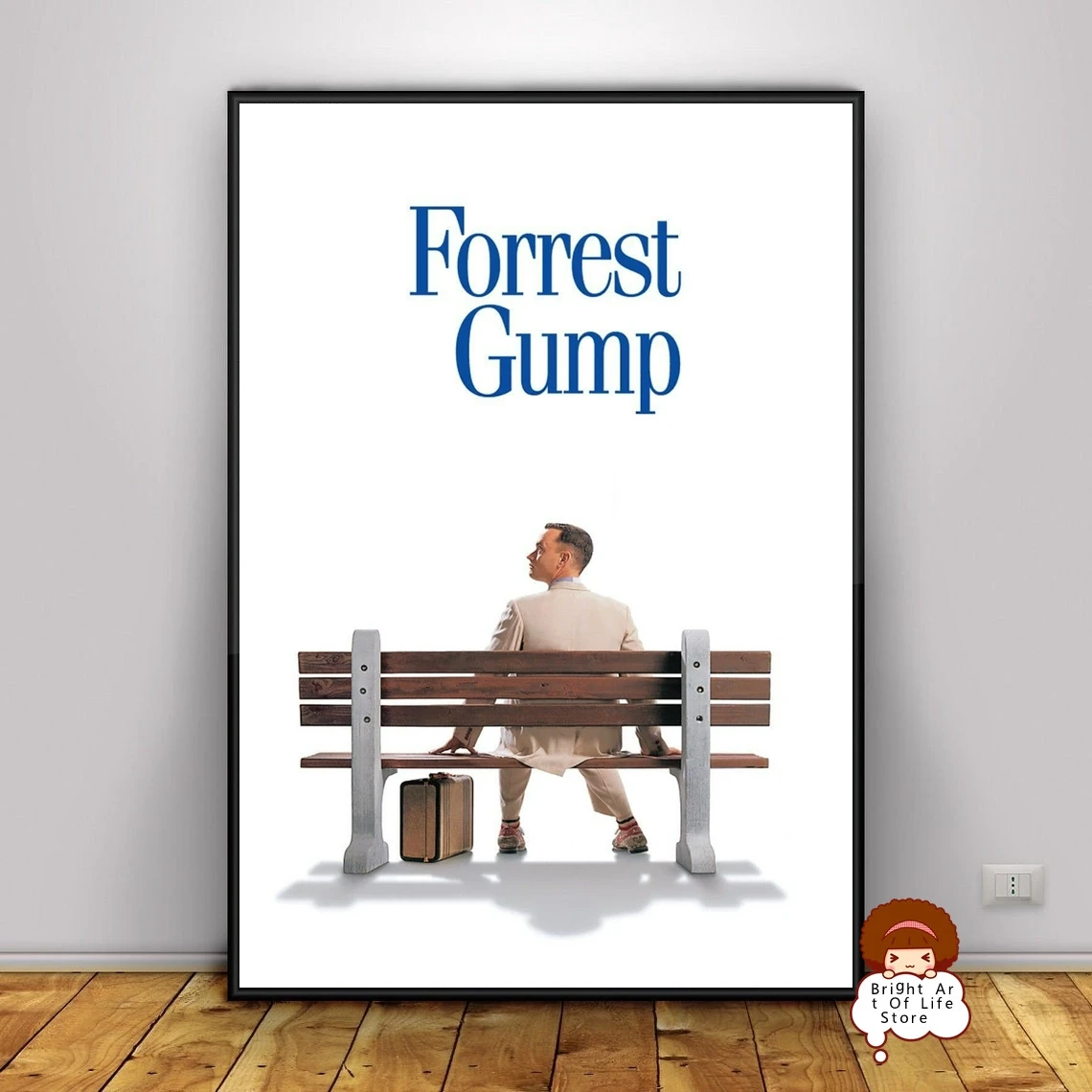 

Forrest Gump (1994) Movie Poster Cover Photo Canvas Print Wall Art Home Decor (Unframed)