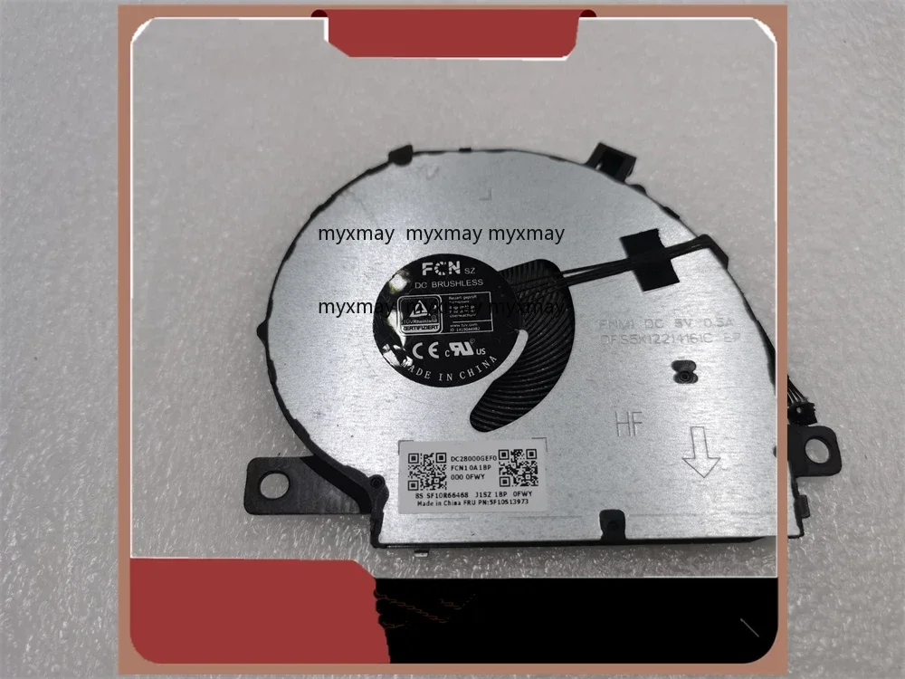 

Original FAN FOR LENOVO Flex 5 IdeaPad Chromebook-13ITL6 CB-13IML05 5F10S13974 FNM1 DFS5K12214161C 5F10S13973 DC28000GEF0
