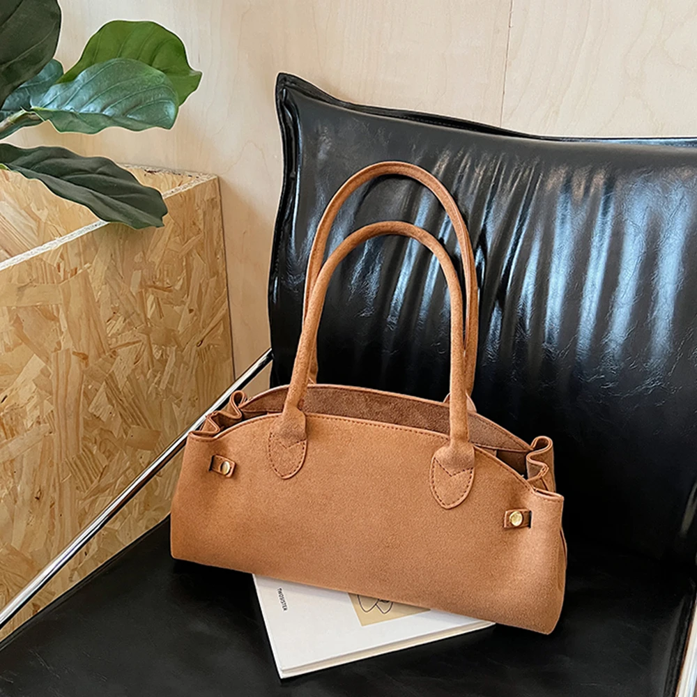 Retro Suede Shoulde… - image