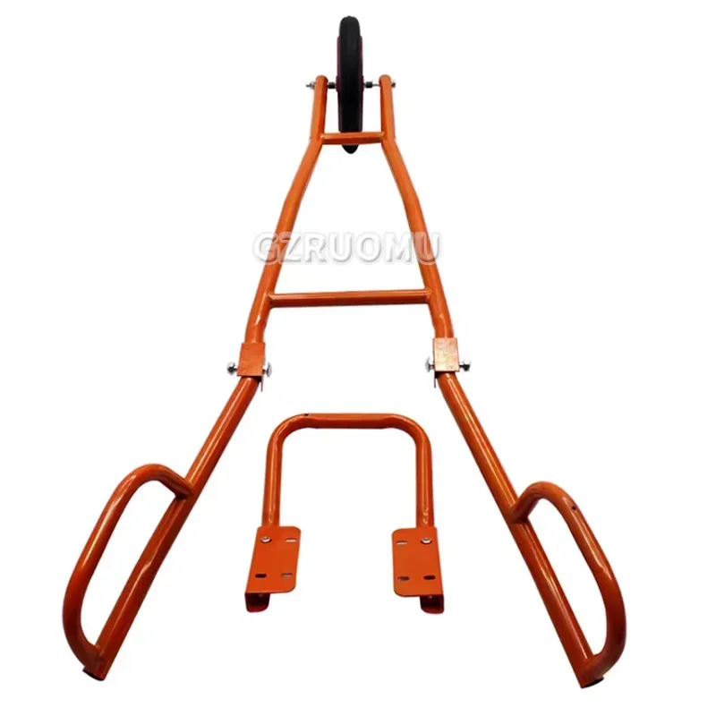 Agricultural Drilling Pit Frame Hand Push Single Wheel Ground Drill Frame Agricultural Drilling Ground Drill Frame Gasoline