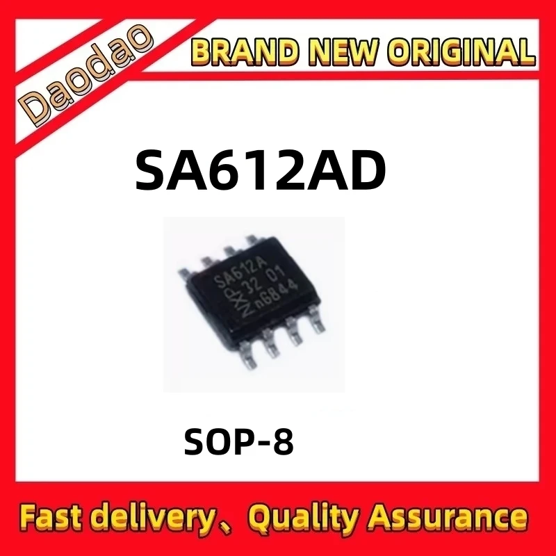 Quality New SA612AD SA612A SA612 Sop-8 Double balanced mixer and oscillator