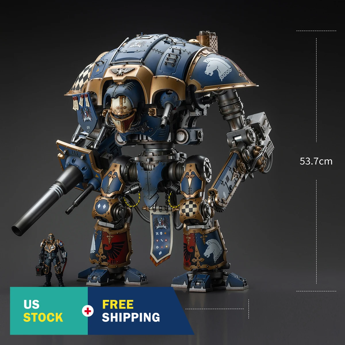 

HIPLAY JOYTOY Warhammer 40K Imperial Knights House Terryn Knight Paladin JT9299 1/18 Коллекционные фигурки