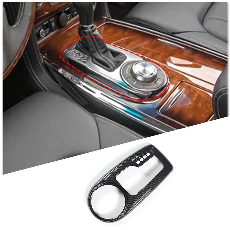 For Infiniti QX80 13-18 /For Nissan Patrol Y62 2016 -2019 ABS Car Console Gear Shift Box Panel Trim Frame Covers Sticker