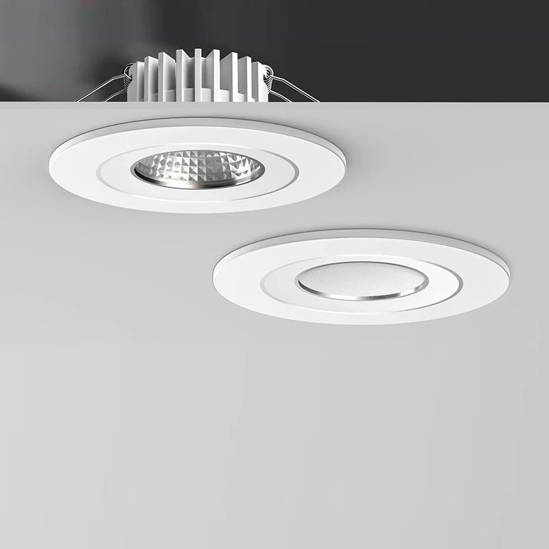 10 قطعة/الوحدة LED النازل 220 فولت راحة السقف المستدير داوم ضوء غرفة نوم داخلي غرفة المعيشة للمنزل إضاءة ديكوريّة LED مصباح التوقف