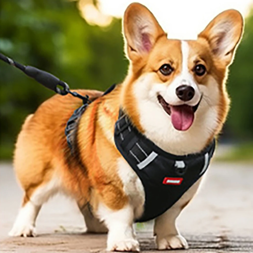 

Pet Harness With Easy Control Handle No-Pull Escape Adjustable Reflective Design No-Choke Dog Vest Pet Supplies For Large Dogs