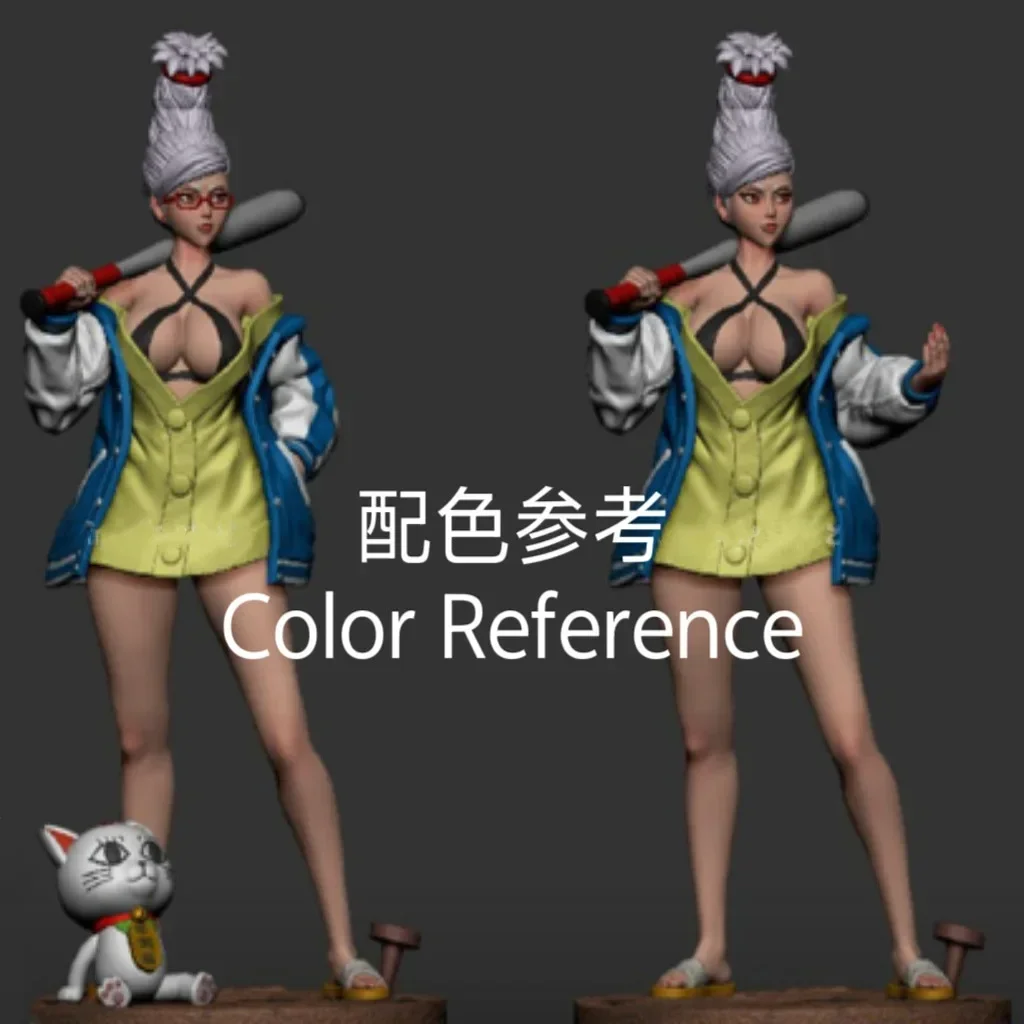 1/64 Figurines Scale Model Resin Insert Pocket Ayase Hoshizo Uncolored Miniatures Diorama Hand-painted C333 C334