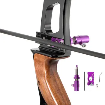 Zestaw podpludzi ze strzałką łuczniarczą z lewej/prawej strony strzelający magnetyczny stop aluminium do łuków Recurve trwały akcesoria myśliwskie myśliwski