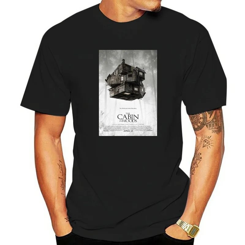 Cabin In The Woods Cool Horror Cult Classic Movie Poster Fan T Shirt