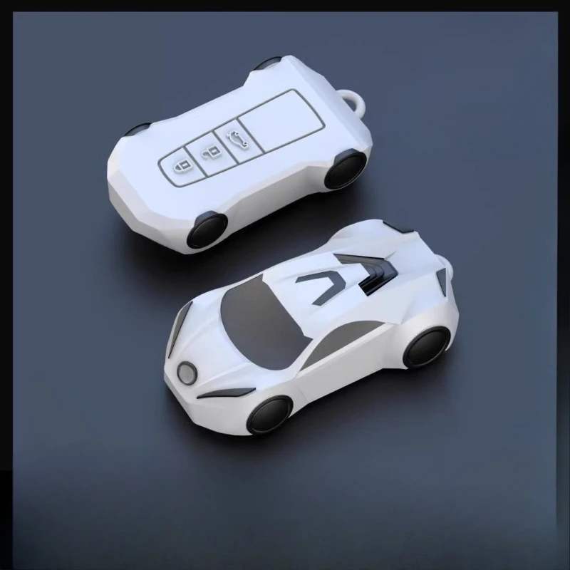 シリコーン車の形状モデル車のキーフォブケースカバーシェルトヨタアバロンカムリハイランダーカローラセナに適しています