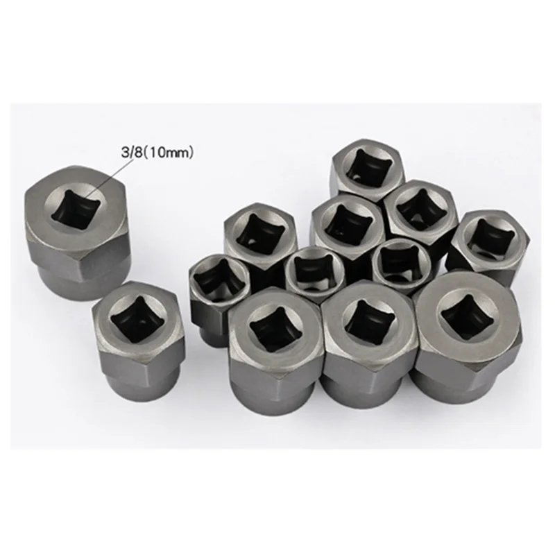 

Bolts Extractor Set With Hex Adapter, Out Broken Lug Nut Extractor Stripped Screw Remover Set