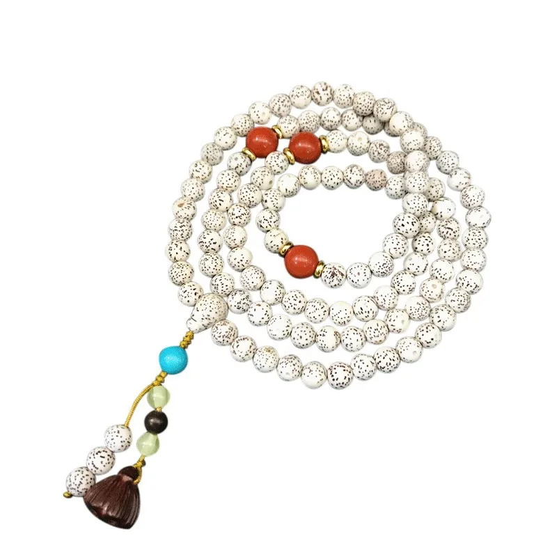 Hainan Star-Moon 108 Original Natural Bodhi Beads Round Bead Buddhist Bracelet Necklace 5