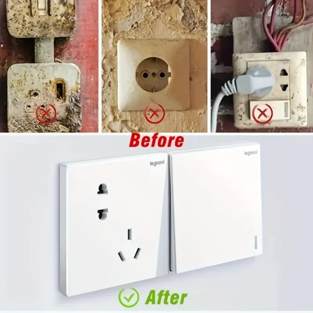 Picture 6: 10Pcs  86 Electrical Box Repair Kit, Switch Socket Support Rods, Wall Outlet Mounting Screws