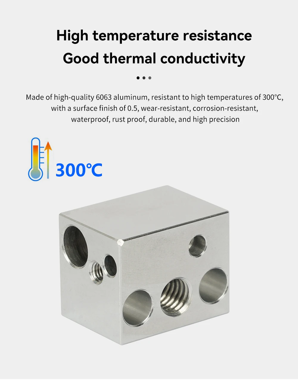 Hotend für ELEGOO Neptune 3/4 Hotend 3D-Drucker, komplett montiert mit Düse ELEGOO, offizielles 3D-Drucker-Zubehör – Detail 8