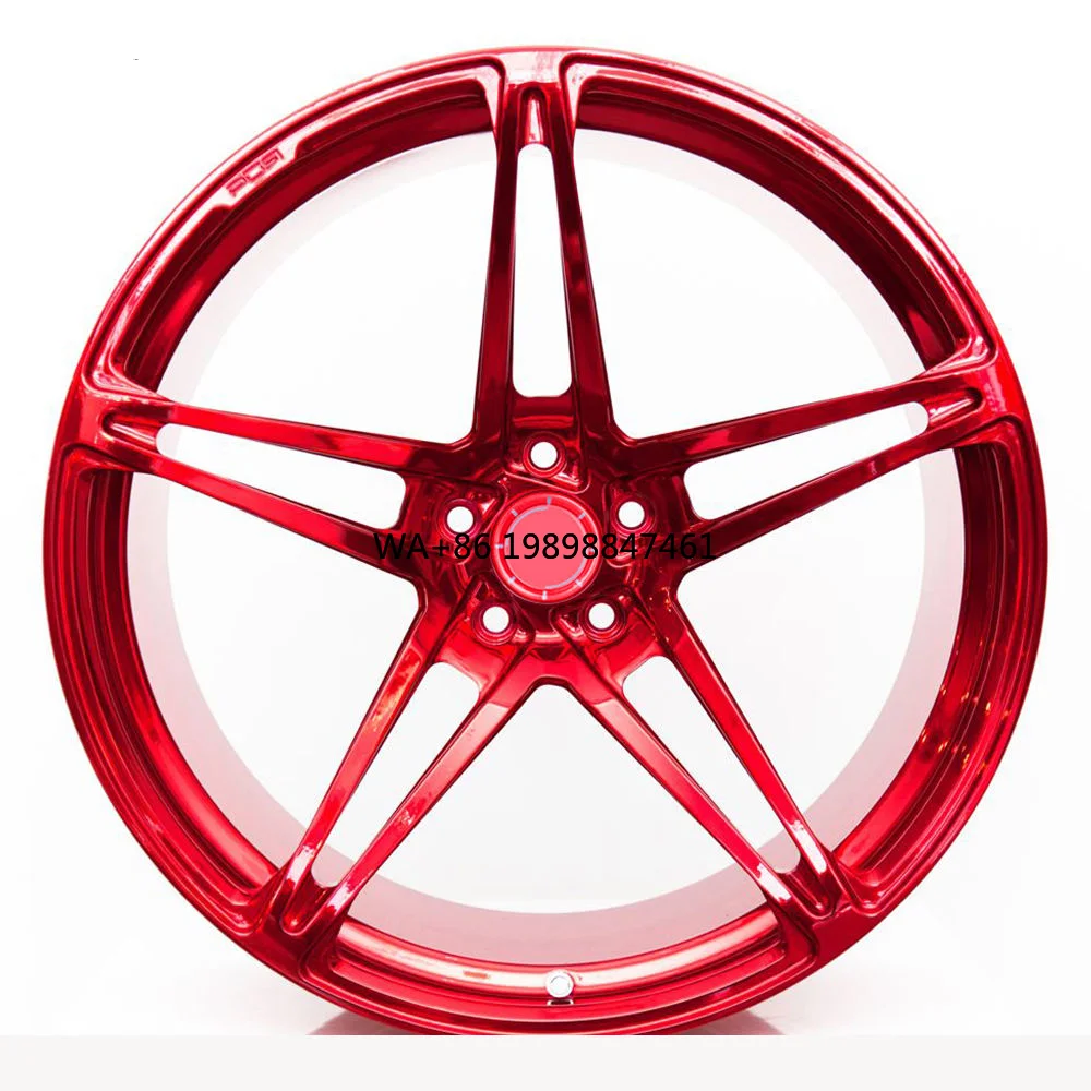 

Custom Concave Black and Red Color Wheels 15-24 Inch 5x114.3 5x112 5x127 Alloy Forged Car Rims for ford Mustang 2021 2007 2001