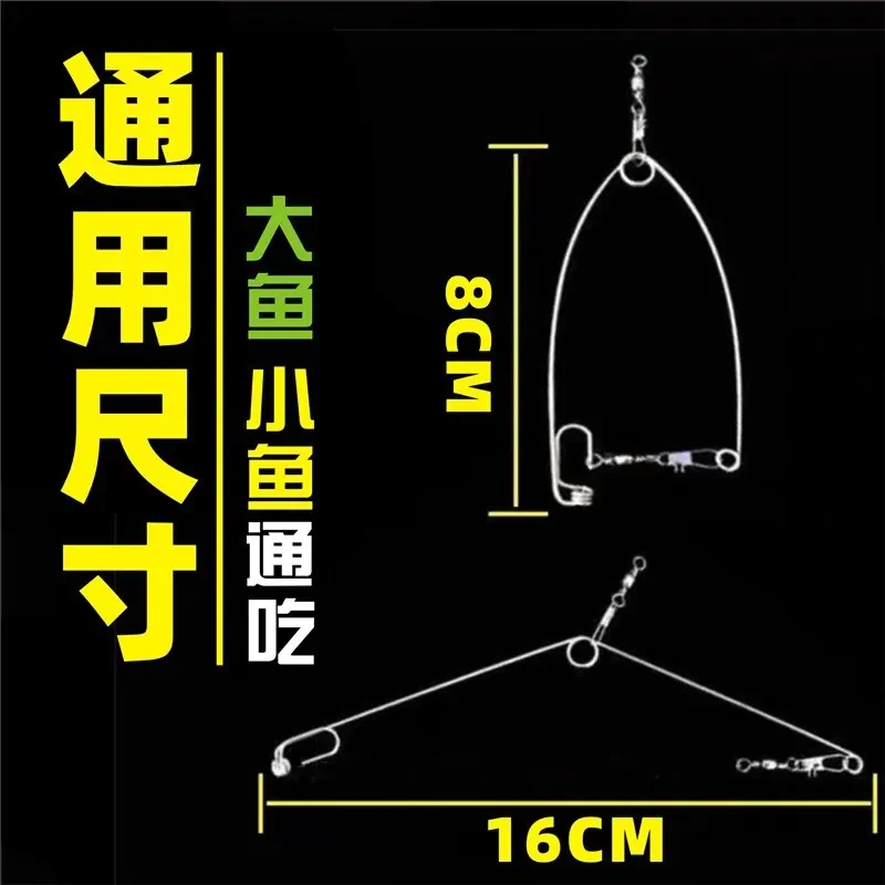 Automatic Fishing Spring Hook Stainless Steel Lazy Artifact Universal Full Speed All The Water Fishing Supplies