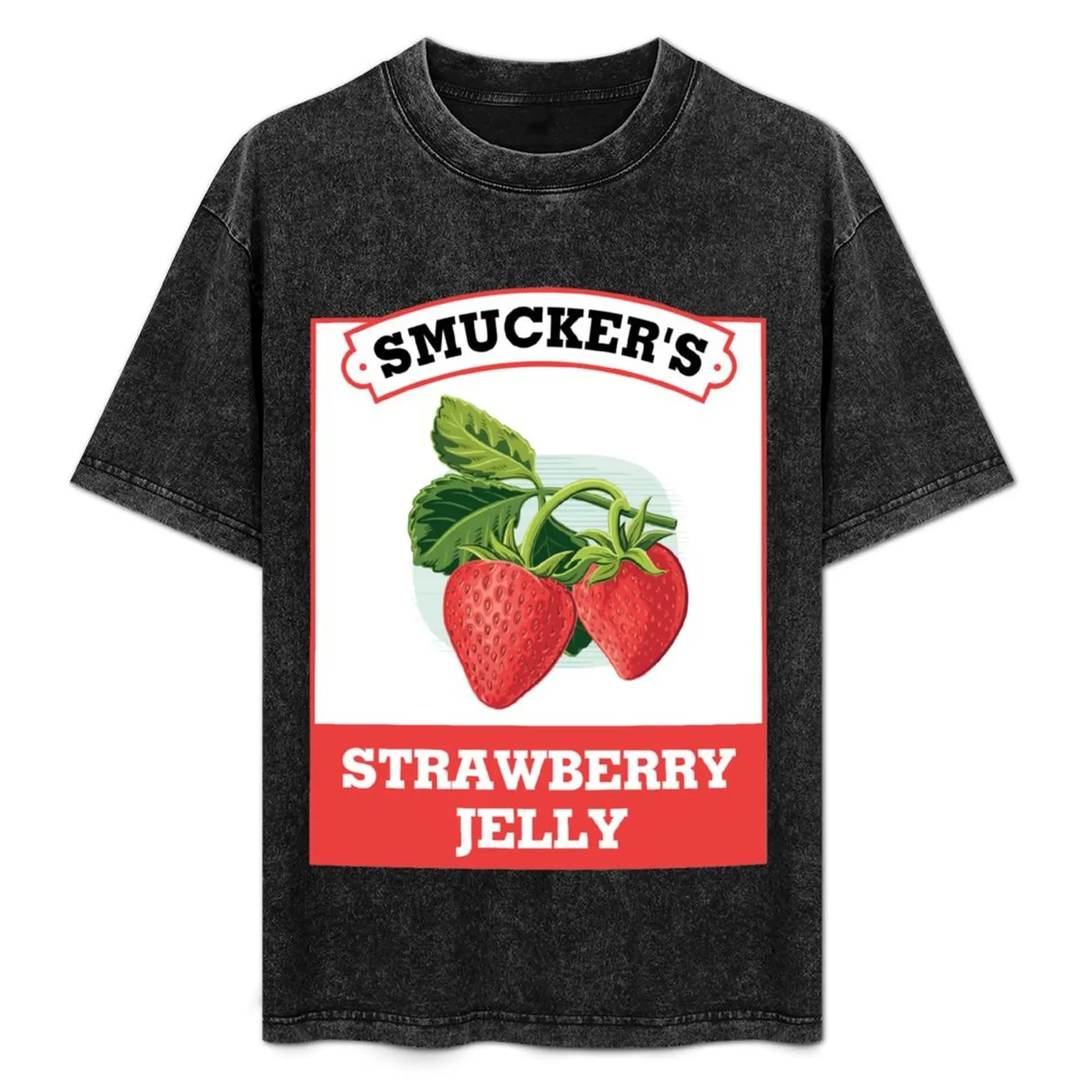 

Smucker's Strawberry Jelly Halloween Costume T-Shirt Work Daily Short Sleeve Top