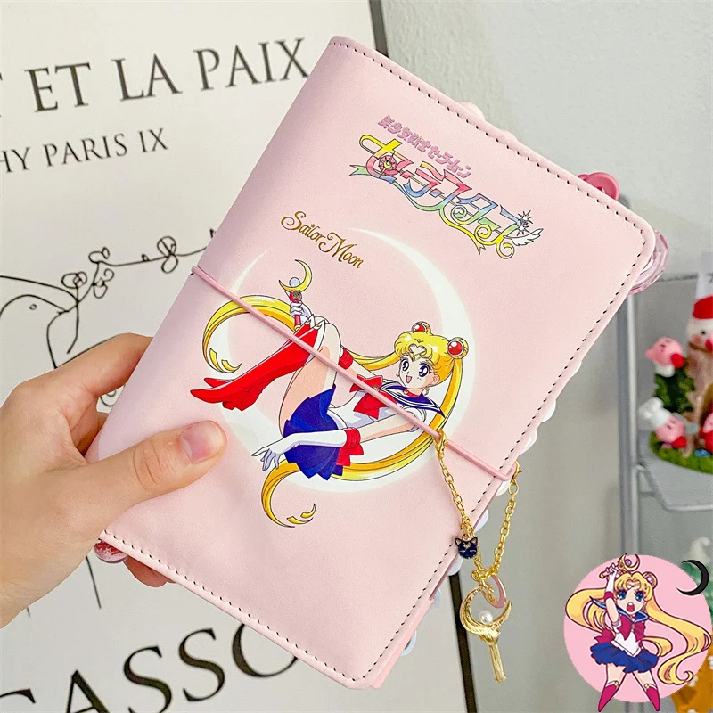 Sailor Moon Anime A6 Agenda Planner Notebook suit Diary Weekly Planner Goal Schedules Organizer Notebook girls School Stationery