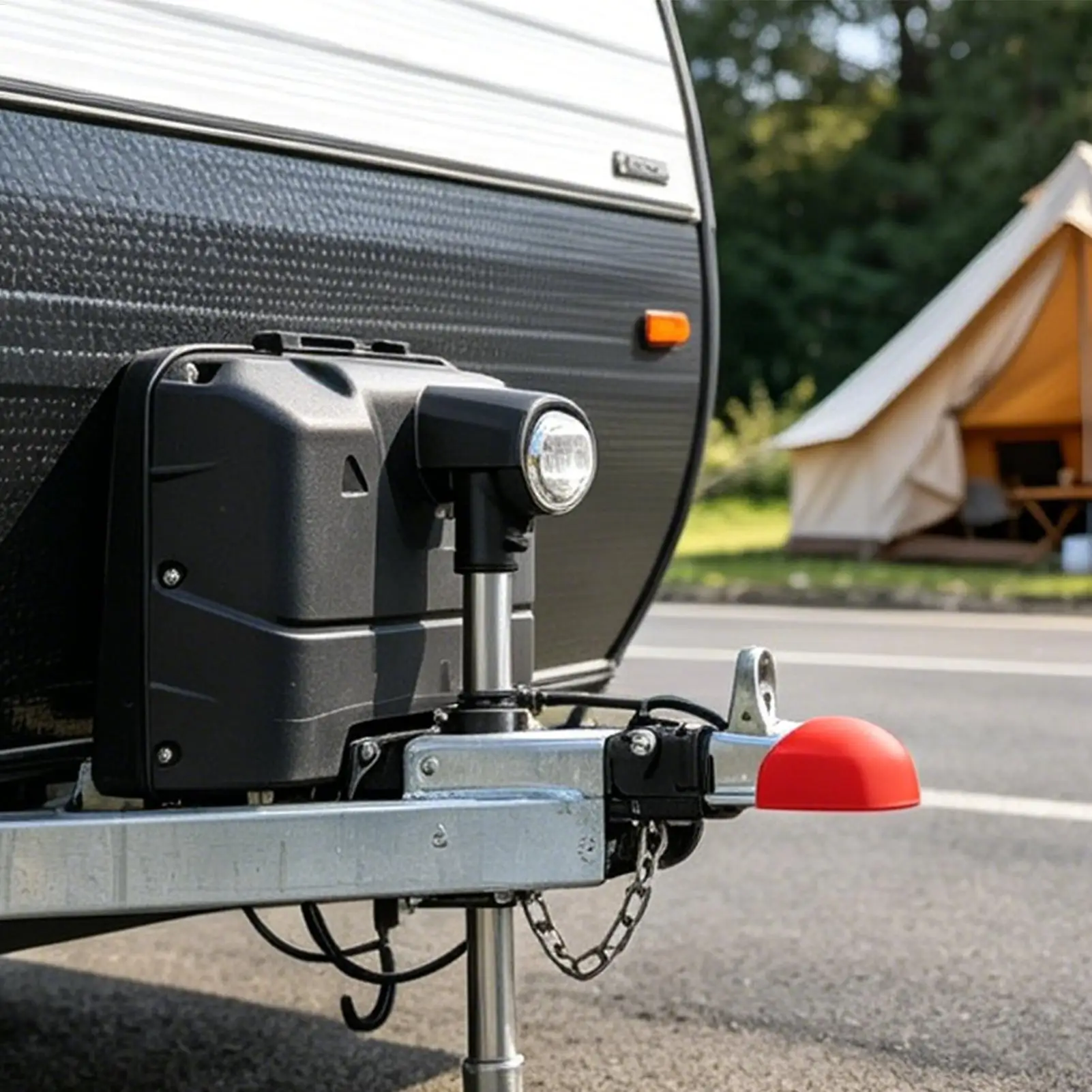 Tow Hitch Covers Waterproof Heavy Duty Protector RV Trailer Hitches Ball Covers For Caravan Vehicle Automotive SUV RV Parking