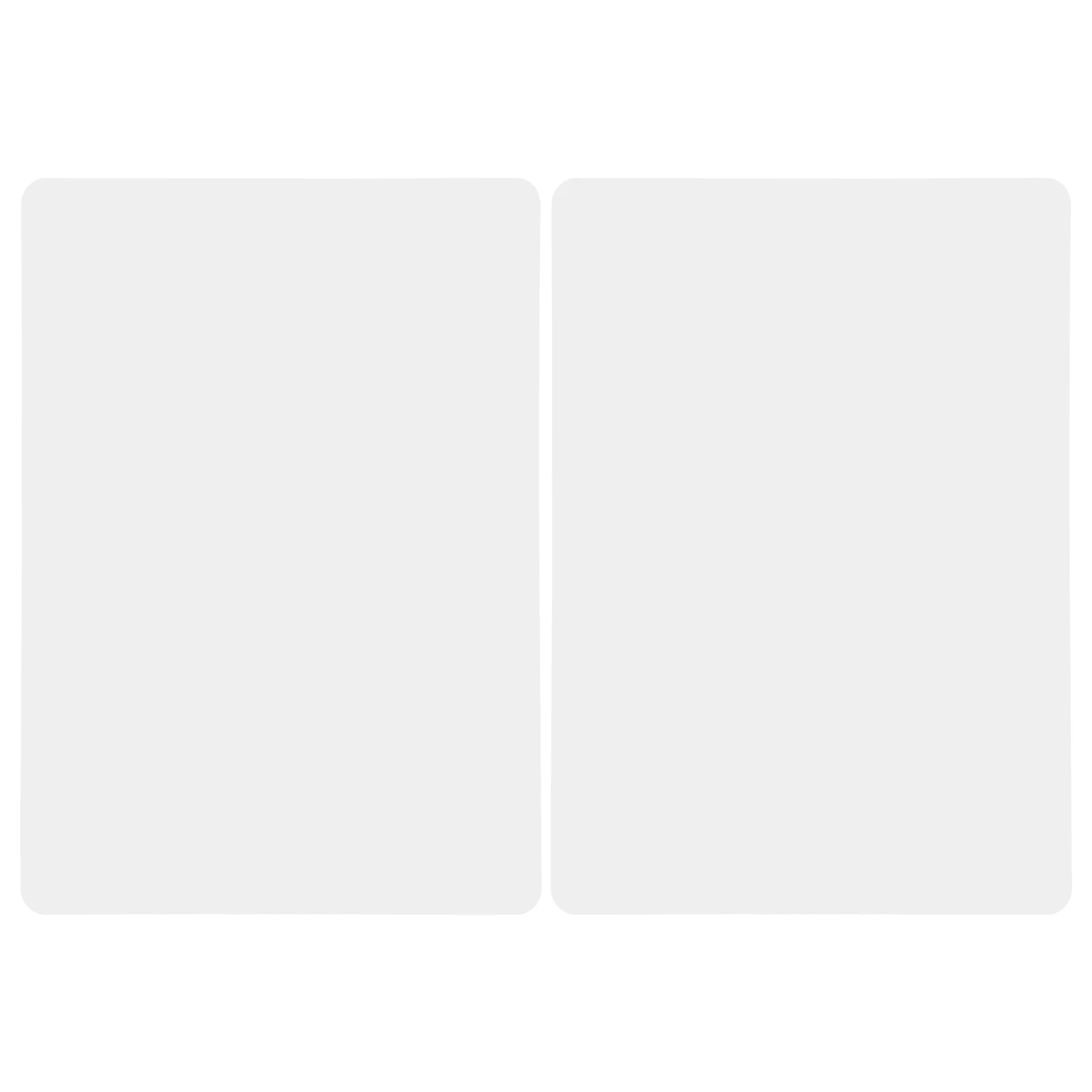 قطعتان من ورق السبورة البيضاء المدمج القابل للمسح، لوحة رسم للمسح الجاف للمدرسة والمنزل، لوحة كتابة خفيفة الوزن للتعليم بنفسك #3