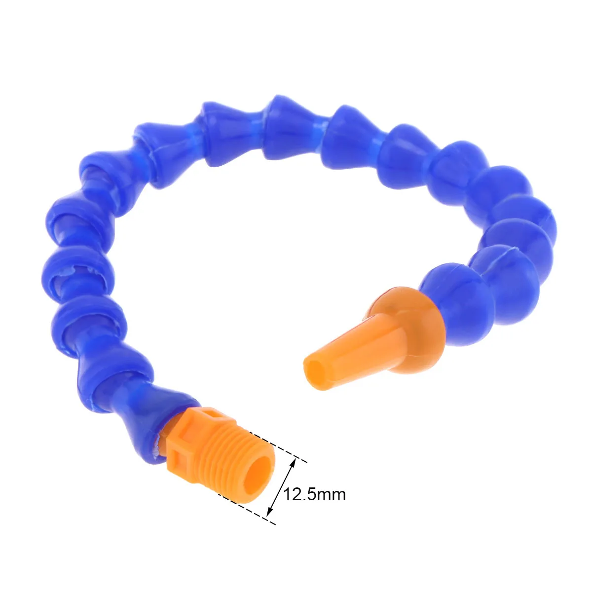 1/4 Inch 300mm Plastic Flexible Water Oil Cooling Tube with Round Head Nozzle for CNC Machine / Milling / Lathe