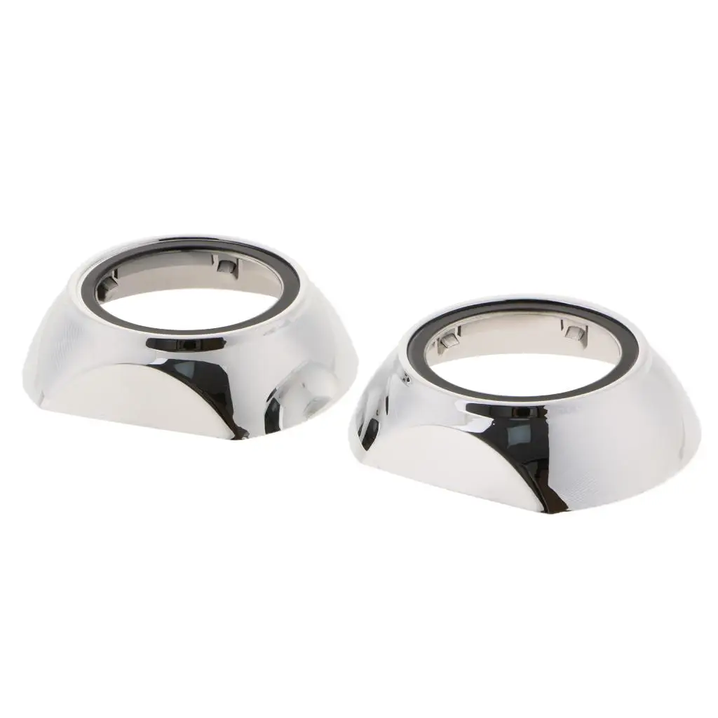 

High Temperature Resistant Projector Lens Mask Chrome Shrouds Car Headlight Cover for VW Tiguan