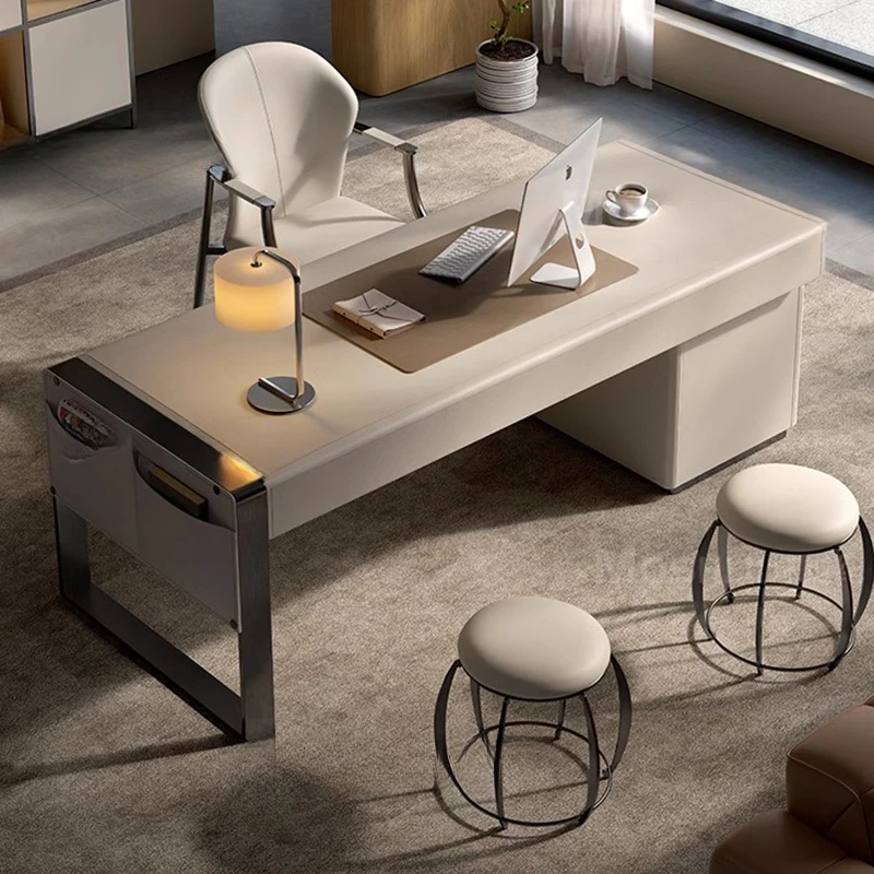 Room Desks Office Tables Desk Reception Table Computer Work Bedroom Modern Minimalist Organizer Executive Reading Mesa Study