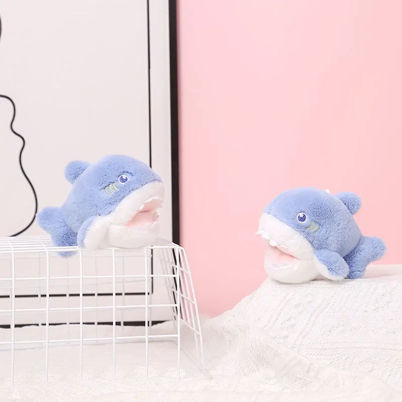 Cute Marine Animals Seal Shark Whale Plush Pendant Plush Toy Bag Accessories Keychain Pendant Bag Car Pendant Children's Gifts