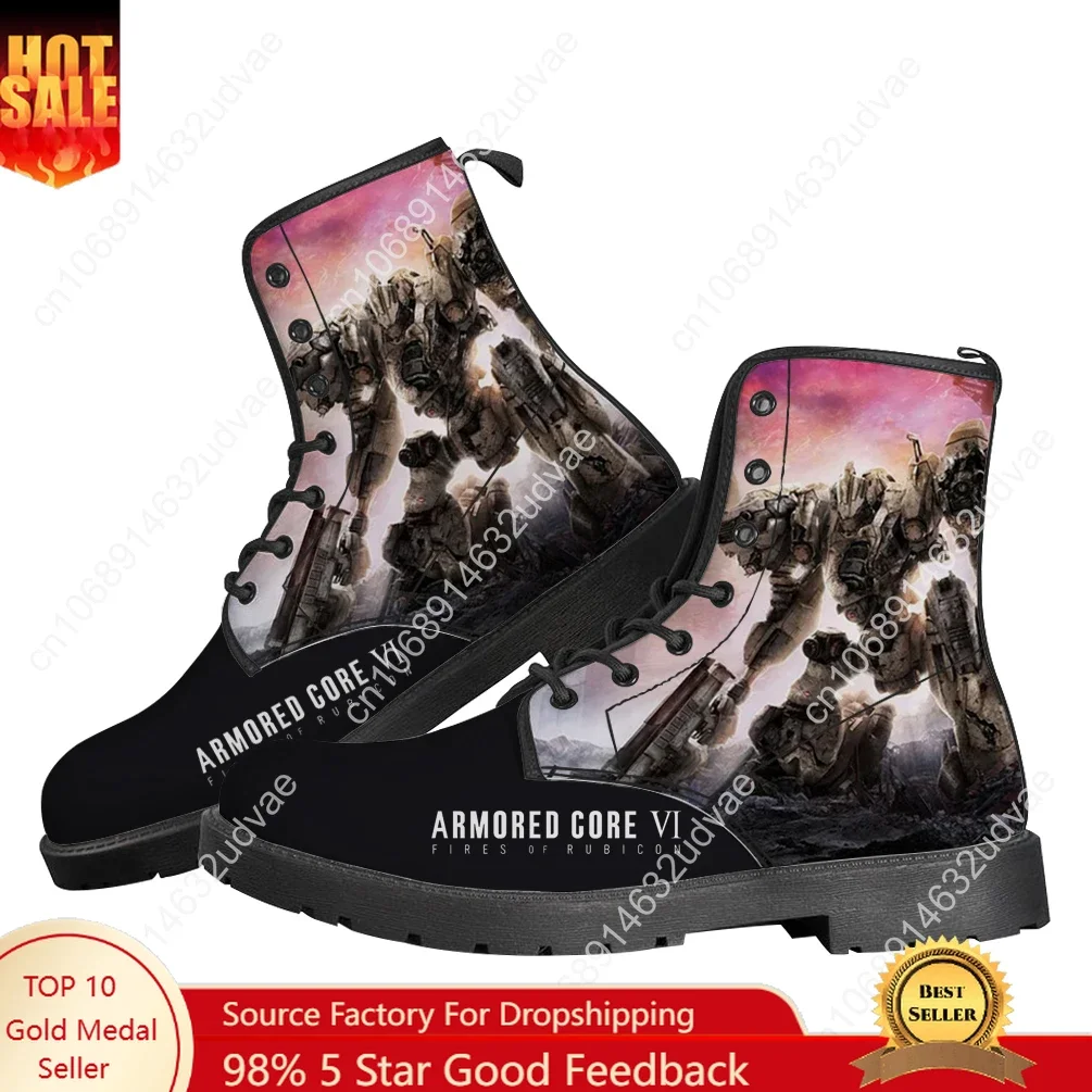 

Armored Core VI Fires of Rubicon Boots Mens Womens Teenager Shoes Casual Boot Outdoor Light High Quality Couple Customize Shoe