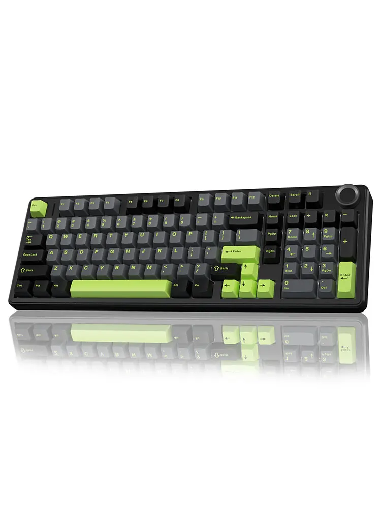 AULA F99pro Draadloos gamingtoetsenbord Pakkingstructuur Compatibel met 3/5-pins Hot-swap mechanisch toetsenbord met mediaknop