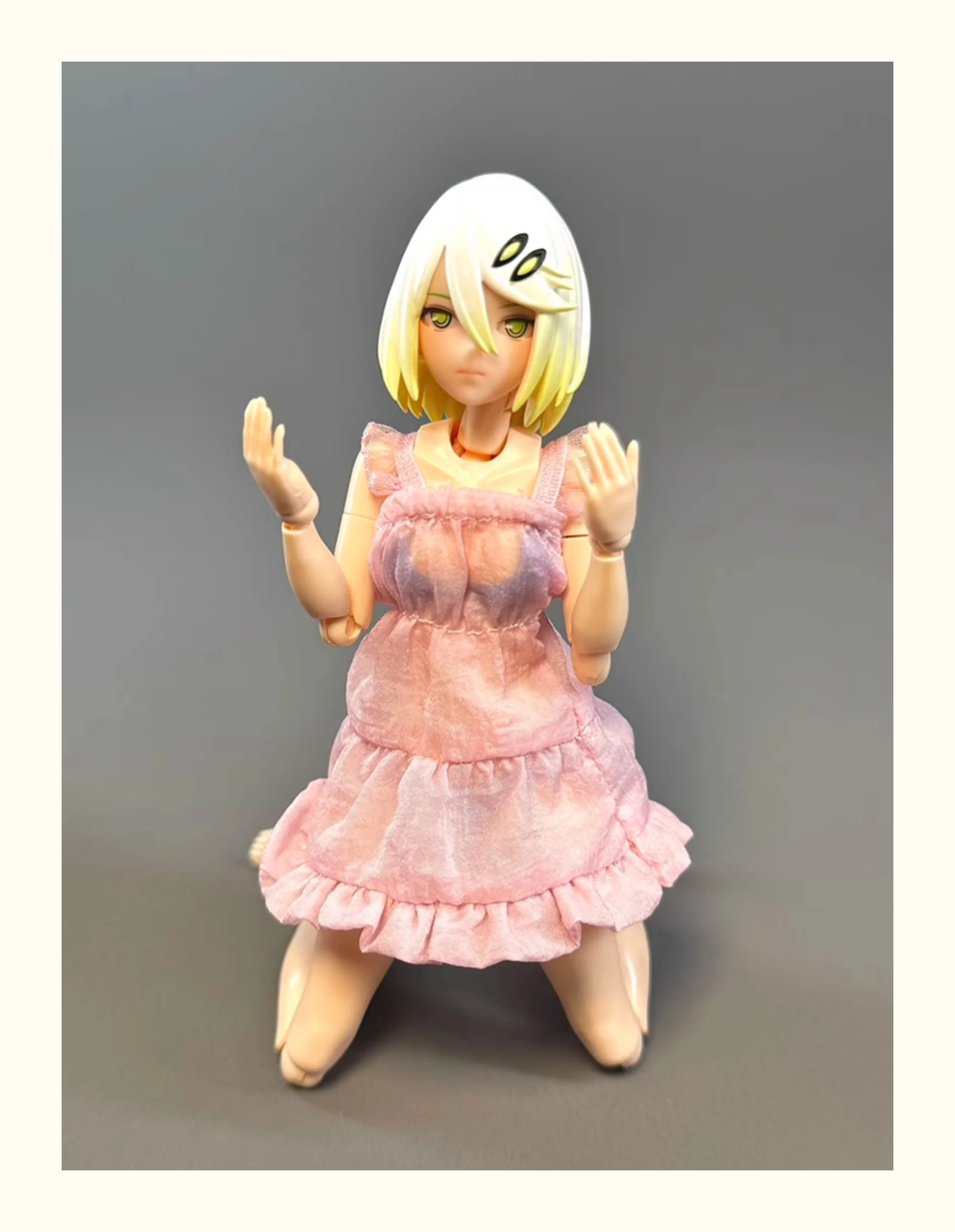 1/12 مقياس الإناث الدانتيل كعكة حزام فستان فوقي Ob11 Azone Figma آلهة جهاز Shf الأرنب فتاة الملابس ل 6in عمل أرقام نموذج