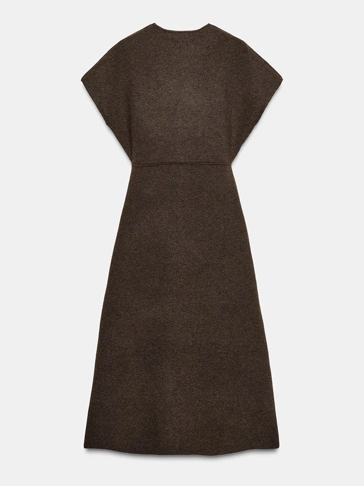 Faionable محبوك معطف ort شتاء جديد 2025 ملابس نسائية Ele Personali وشاح مطابقة ملابس خارجية العصرية العرقية زي #5