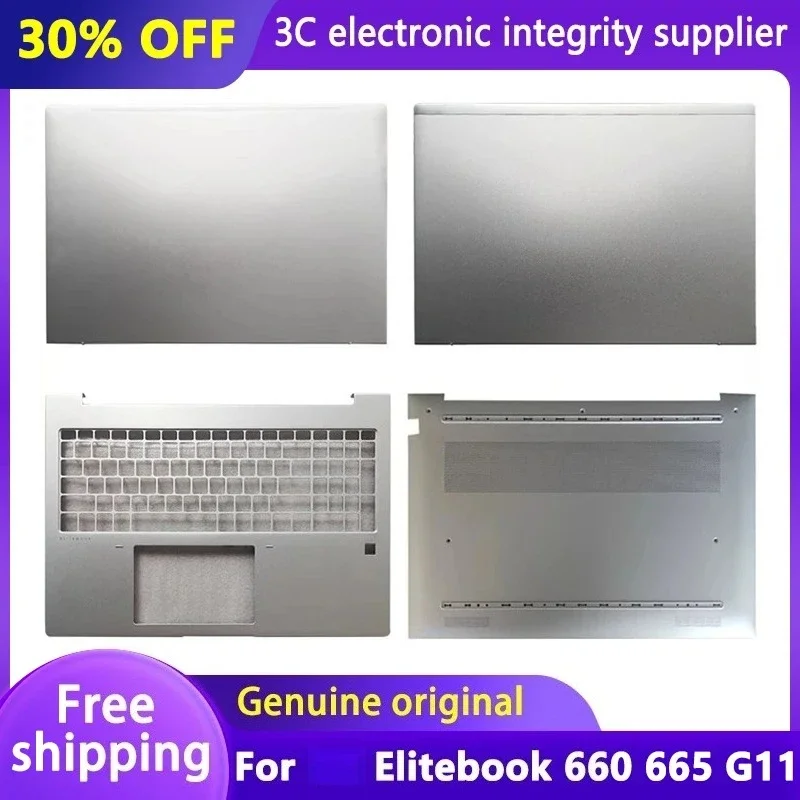 

New Original For Elitebook 660 G11 665 G11 Laptops LCD Back Rear Lid Top Case Upper Lower Palmrest Bottom Base Case Replace