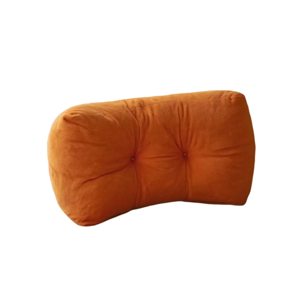 

Comfortable Ergonomics Chair Backrest Cushion Breathable Soft Lumbar Pillow Short Thickened Student Waist Pillow Sofa
