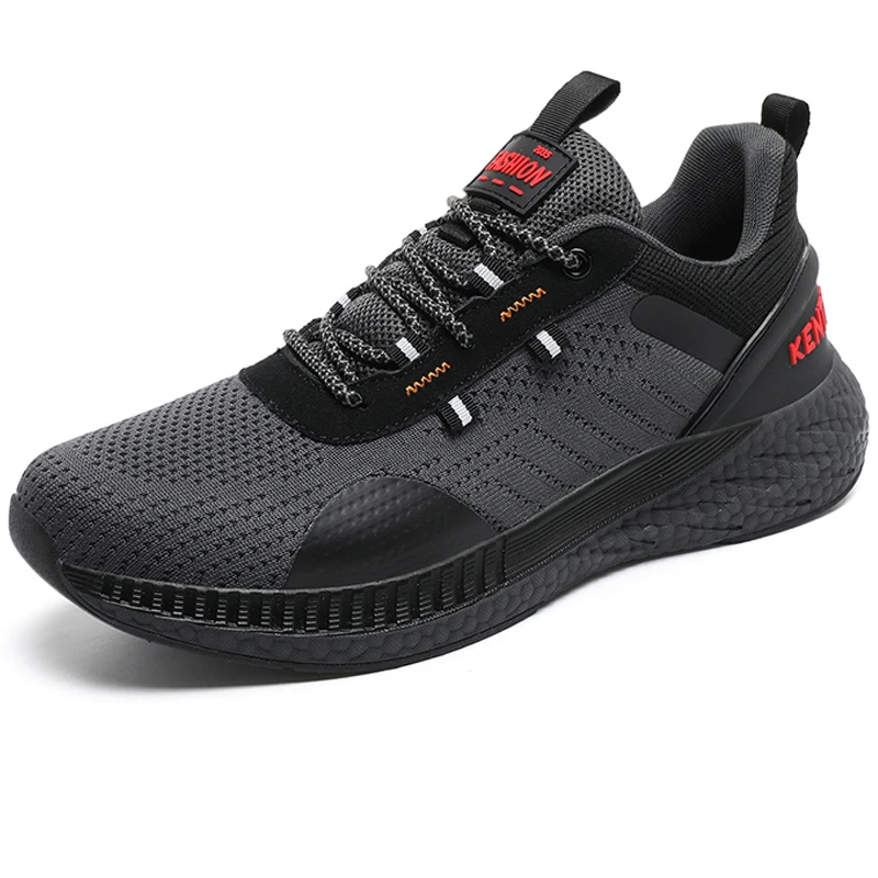 High Quality Men Running Shoes Soft Breathable Sneakers Non-Slip Male Sport Shoes Zapatillas Hombre Big Size 46 Mens Boots Shoes