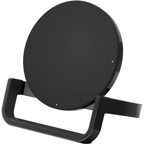 

Belkin F7U052DQBLK BOOST UP 10 Watts Wireless Charging Stand - Black - For Apple, Samsung, LG and Sony - AC Plug - Used-Like New