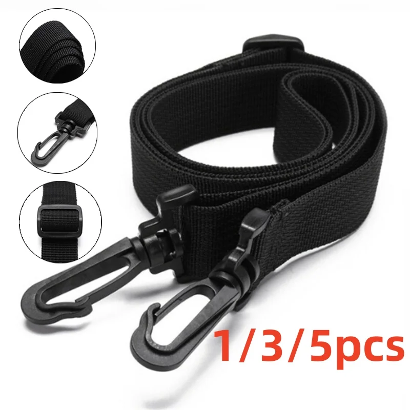 2.5 سنتيمتر واسعة حقيبة حاسوب حزام PP حزام للرجال حقيبة يد حقيبة كروسبودي أحزمة الكتف قابل للتعديل العصابات الطويلة الأسود