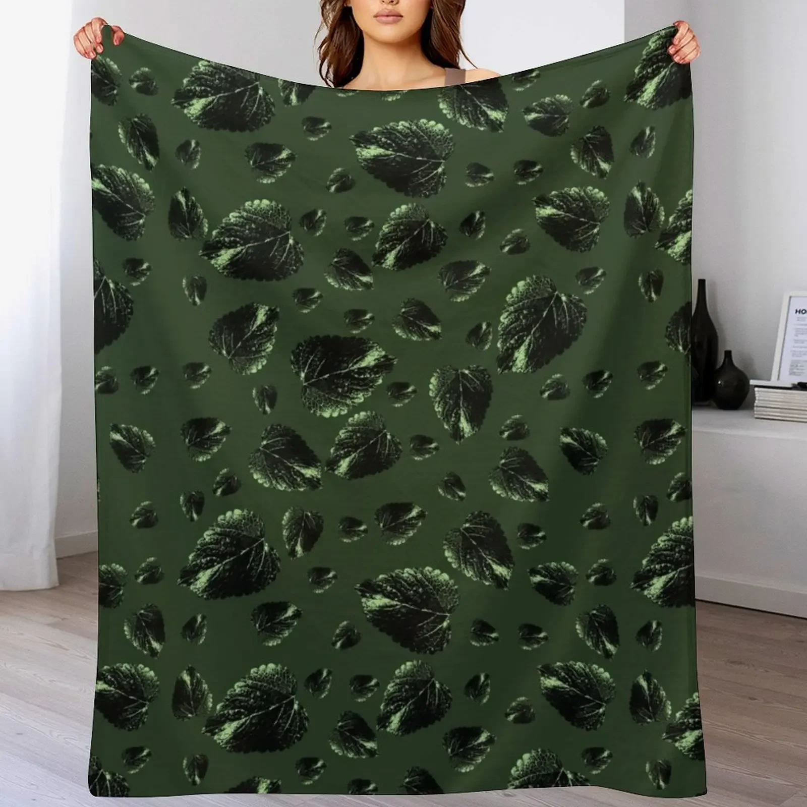 

Forest Green Velvet Fall Throw Blanket Luxury Thicken for sofa Flannel Cute Blankets