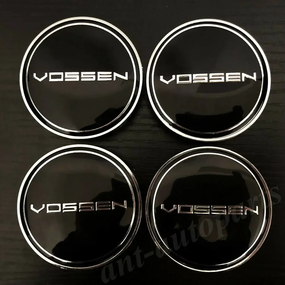 

4pcs 68mm Vossen Car Wheel Center Hub Cap Rim Badge Emblem Decal Sticker