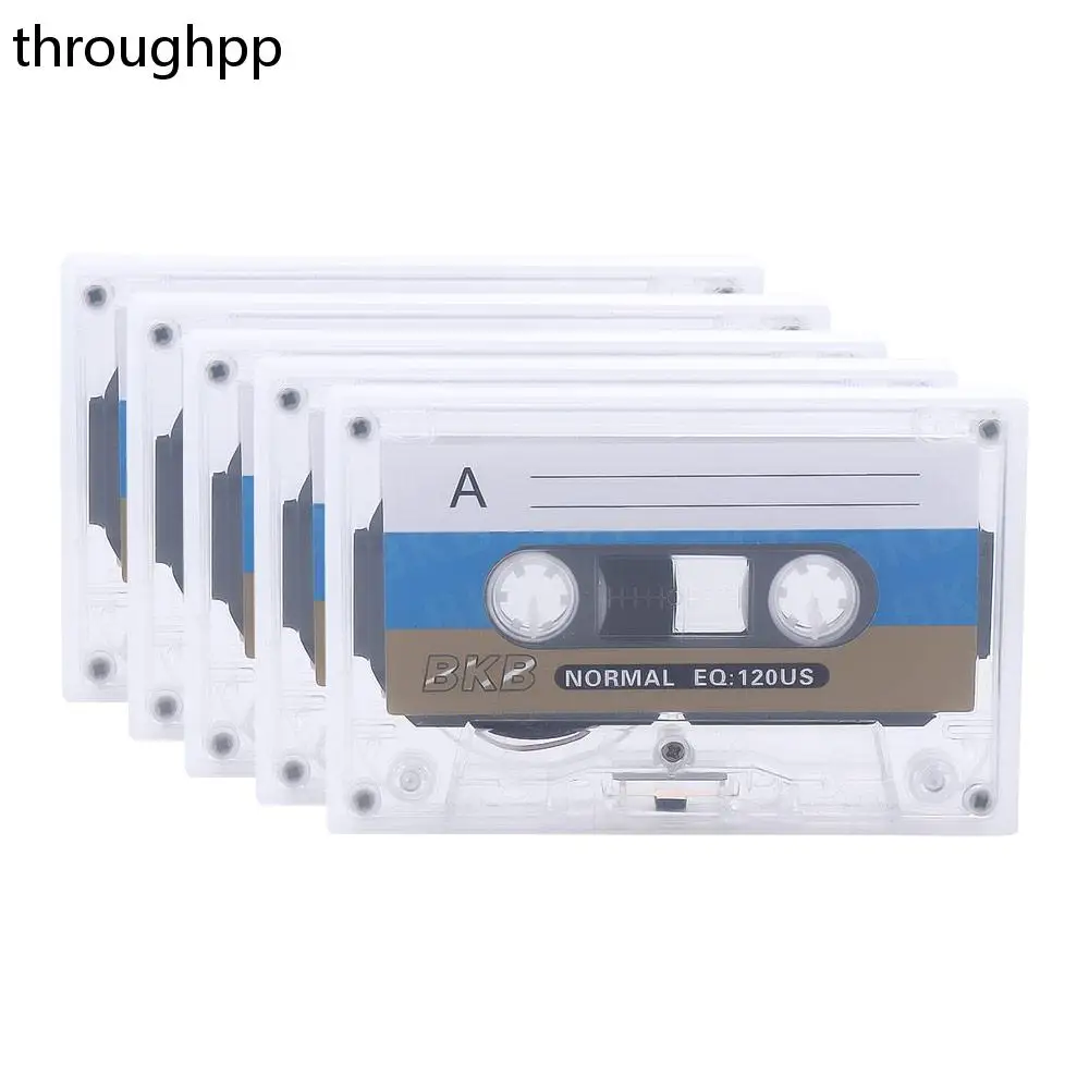 

For Speech Music Recording Standard Cassette Blank Tape Player Empty Tape With 60 Mins Magnetic Audio Tape Recording