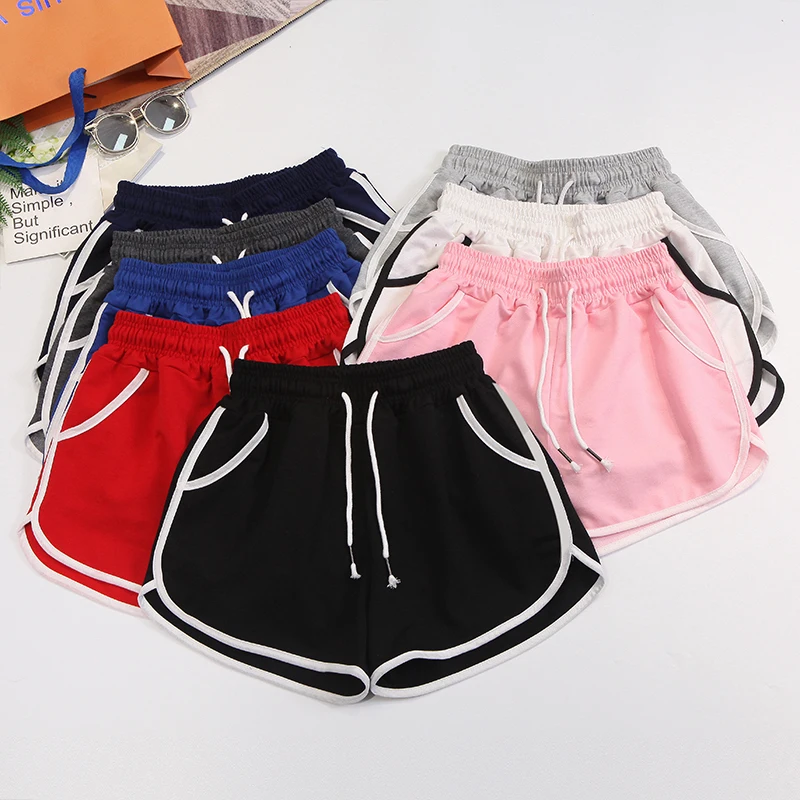 

Plus Size 5XL Women's Shorts New Summer Running Loose Ladies Sweatshorts Wide Leg Female Elastic Waist Pantsalone boardshorts