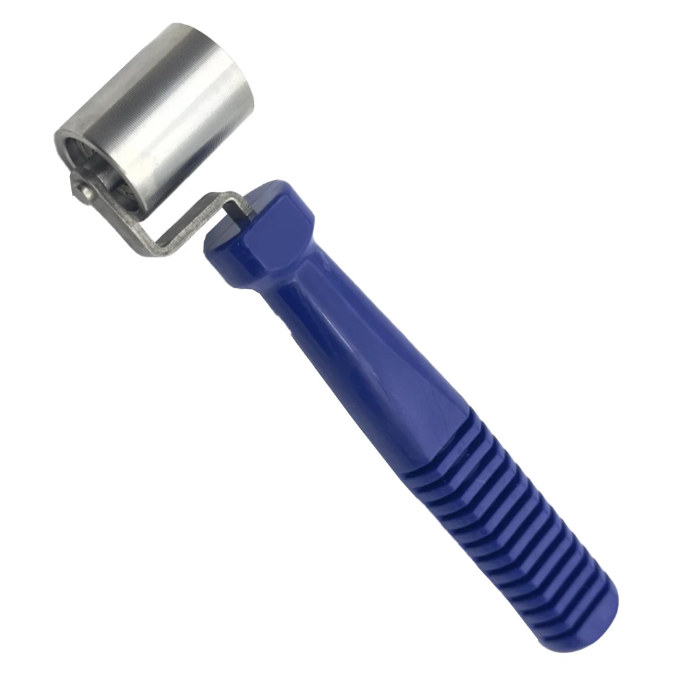 33mm Steel Seam Roller for Wallpaper and Vinyl Smoothing Tool with Ergonomic Handle and Stainless Steel Design