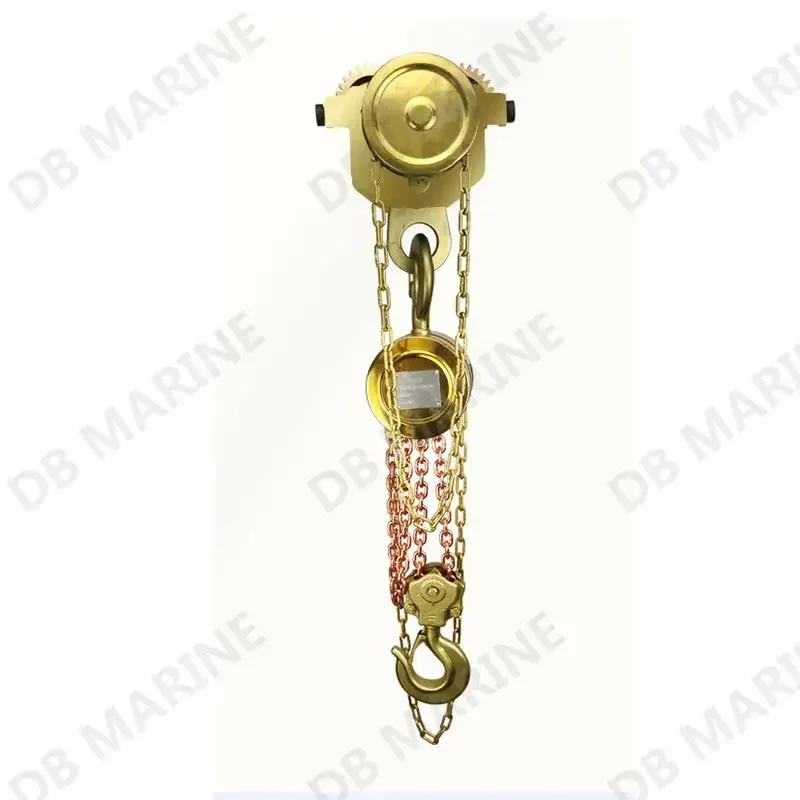 

IMPA 615021 Marine Use Non-Spark Chain Block Hoist Explosion proof and fireproof chain crane