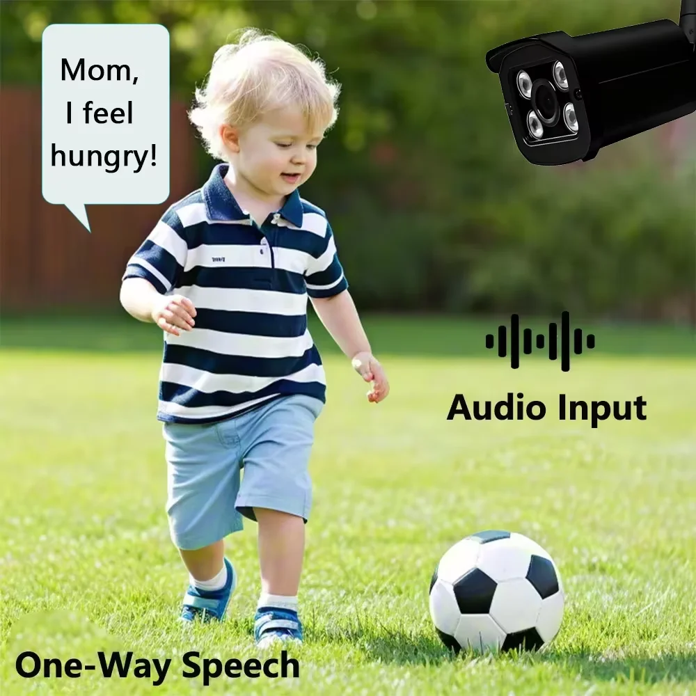 HJT 5MP IP กล้องกลางแจ้ง WIFI H.265 Onvif 3.6 มม.IR Night Vision กล้องวงจรปิดการเฝ้าระวังวิดีโอความปลอดภัยกล้อง TF Card