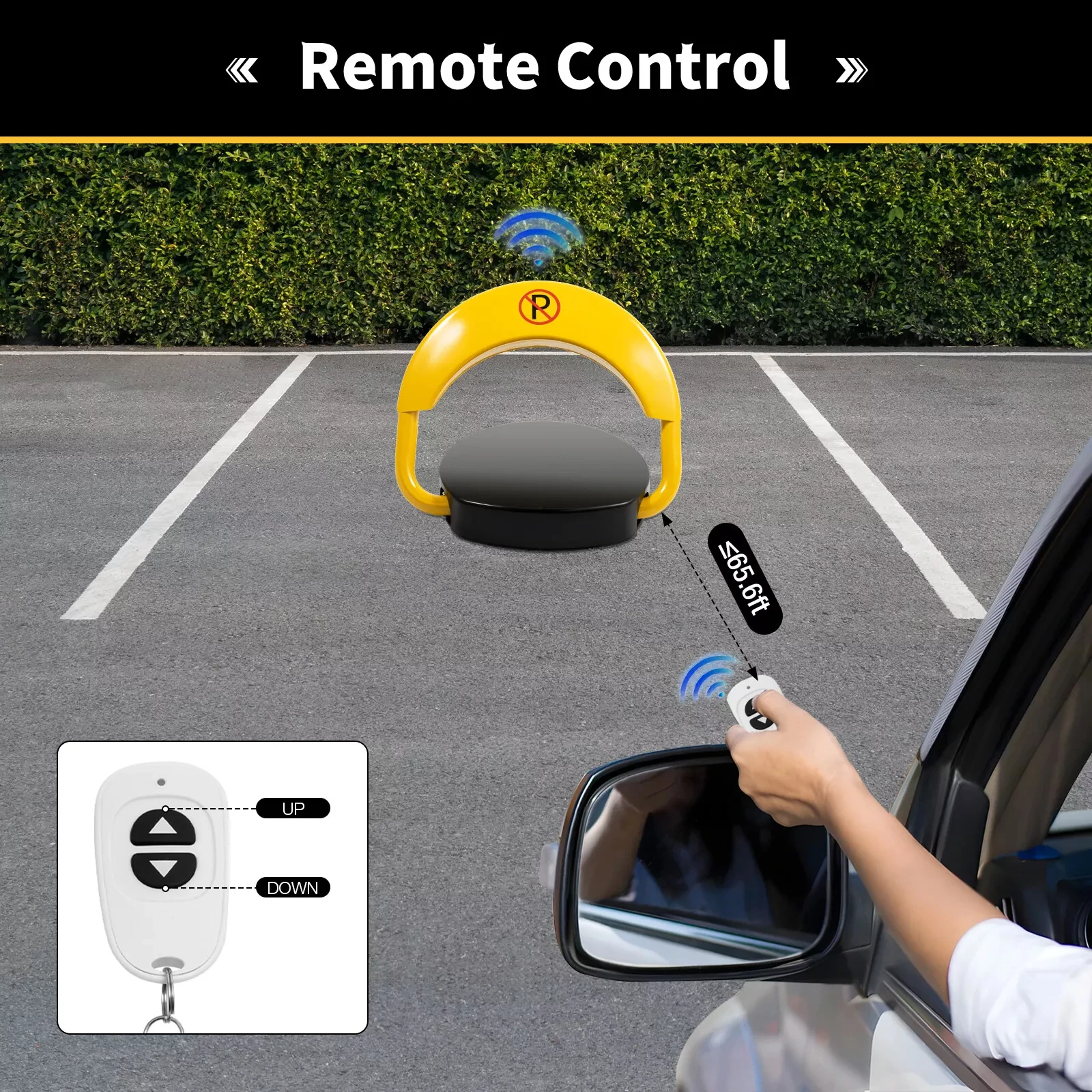 

Car Parking Post Lock – Auto-Remote Control Bollard Barrier for Parking Space Security