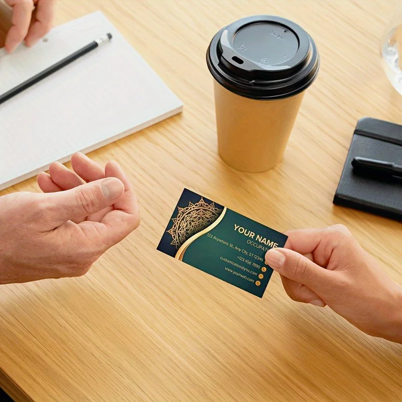 

200 шт. персонализированных визиток с индивидуальным логотипом, водонепроницаемые профессиональные карты с печатью логотипа, держатель для карт