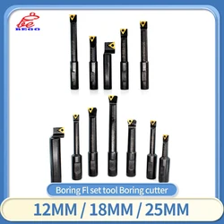 12mm-5PCS 12mm-9PCS 18mm-7PCS 18mm-12PCS Boring Cutter Set Boring Head Boring Hole Tool Holder For TCMT110204 TCMT090204 Insert