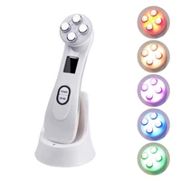 Máquina de estiramiento facial EMS, masajeador firme de piel Facial de microcorriente, dispositivo de belleza para rejuvenecimiento de fotones LED